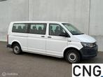 VW Transporter T6 9 PERS CNG/BENZINE € 13999,- +21% BTW, Stof, Gebruikt, Euro 6, Overige brandstoffen