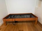 Auping 1 persoons electrisch verstelbaar bed, Ophalen, 200 cm, Hout, 100 cm