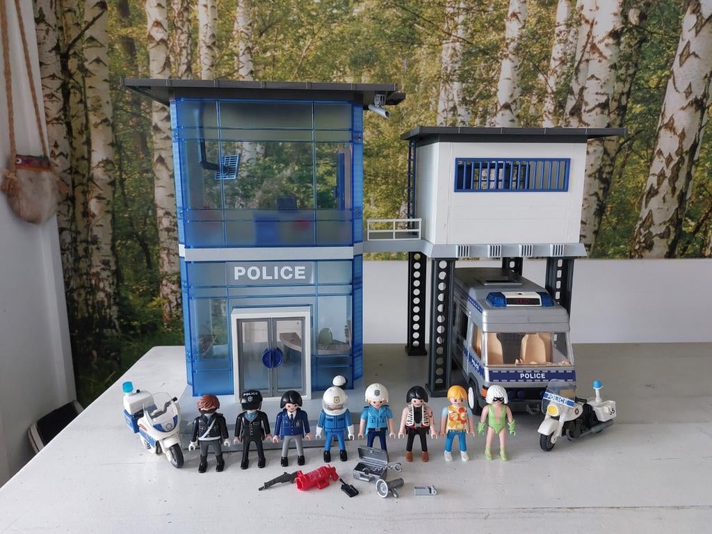 Playmobil Politiebureau, Ophalen of Verzenden, Gebruikt, Los playmobil