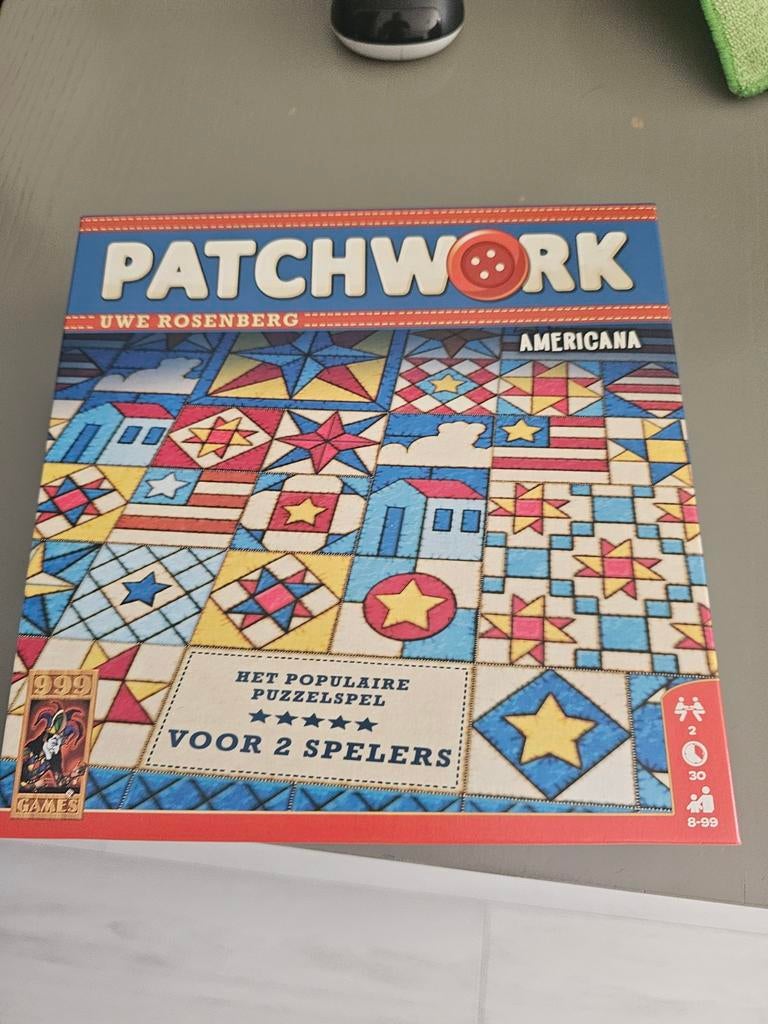 Patchwork Americana - Het populaire puzzelspel (Nieuw), Een of twee spelers, Ophalen of Verzenden, Nieuw, 999 Games