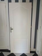 4 Massief Grenen Binnendeuren RAL9010 - Overcompleet, Doe-het-zelf en Verbouw, Ophalen, Gebruikt, 80 tot 100 cm, Binnendeur