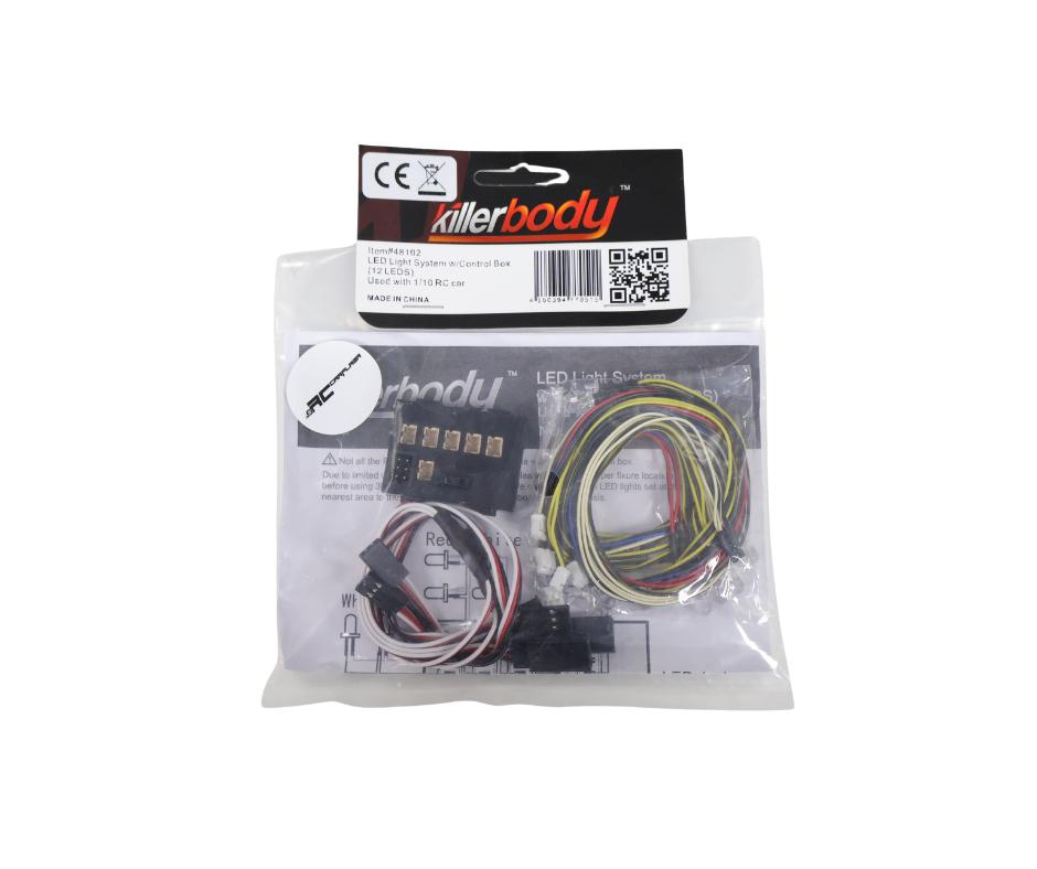 KILLERBODY LED LIGHT SYSTEM W/CONTROL BOX (12 LEDS)