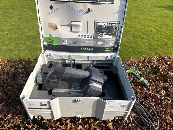 Festool EHL 65 Eenhandsschaaf in Systainer, Doe-het-zelf en Verbouw, Schaafmachines, Zo goed als nieuw, Elektrisch, Ophalen of Verzenden