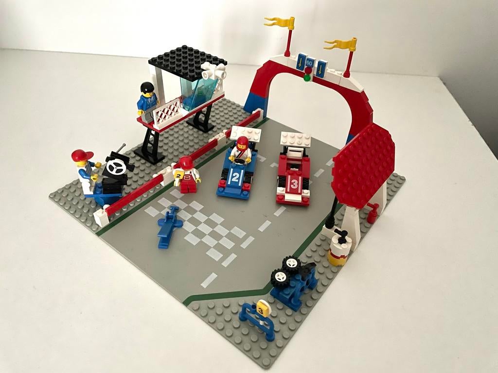 LEGO 6381 Motor Speedway, Ophalen of Verzenden, Gebruikt, Complete set, Lego