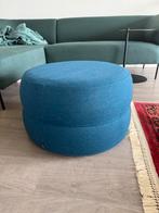 Bolia poef blauw, Ophalen, Gebruikt, Rond, Stof