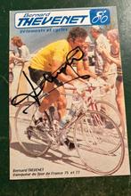 Kaart Bernard Thevenet met originele handtekening wielrennen, Ophalen of Verzenden, Spelerskaart