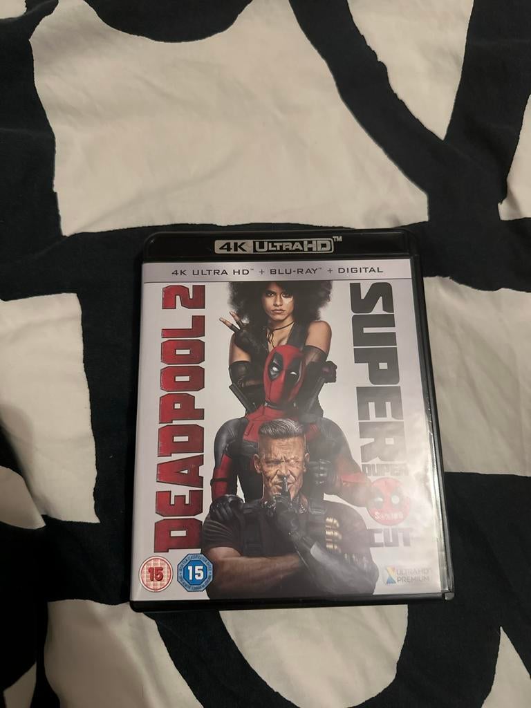 Deadpool 2 Super Duper Cut 4K Ultra HD + Blu-Ray + Digital, Vanaf 16 jaar, Ophalen of Verzenden, Gebruikt, Science Fiction