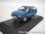 Ford Fiesta MK2 1.1 Popular Plus 1988 Blauw 1/43 Vanguards, Ophalen of Verzenden, Nieuw, Auto, Vanguards