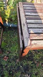 Ikea tuintafel zonder stoelen wel beschadigd zie foto, Ophalen of Verzenden, Gebruikt, Kunststof