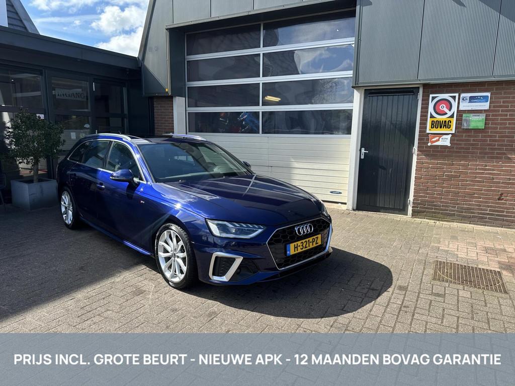 Audi A4 Avant 35 TFSI Launch edition S-line PANO/STANDKACHEL, 12 maanden, Gebruikt, 4 cilinders, Blauw
