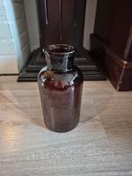 Bruine glazen vaas, Ophalen, Overige kleuren, Glas, Minder dan 50 cm