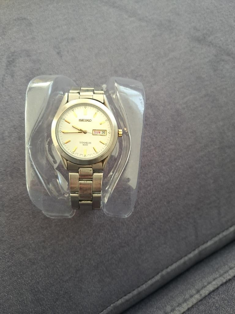 Seiko Titanium vintage, Ophalen of Verzenden