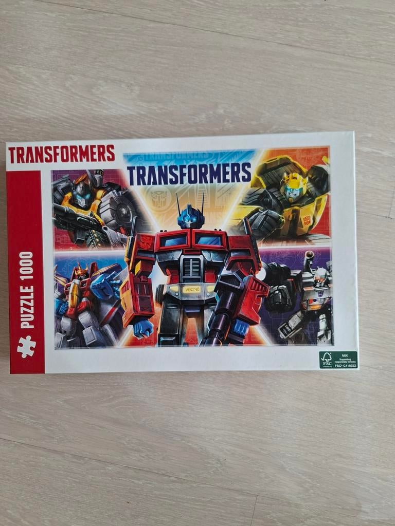 Puzzel 1000 stukjes Transformers, Ophalen of Verzenden, 500 t/m 1500 stukjes