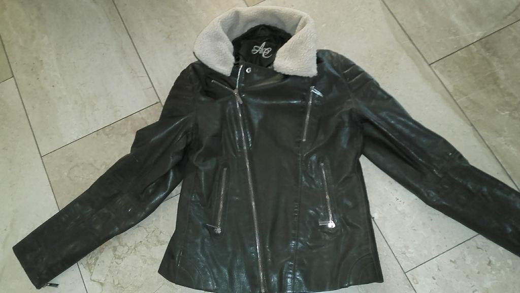 Goedkoop Arma leer jasje, Ophalen of Verzenden, Zo goed als nieuw, Groen