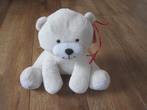 Stichting Kinderen Kankervrij wit zacht pluche beer knuffel, Ophalen of Verzenden, Nieuw, Beer