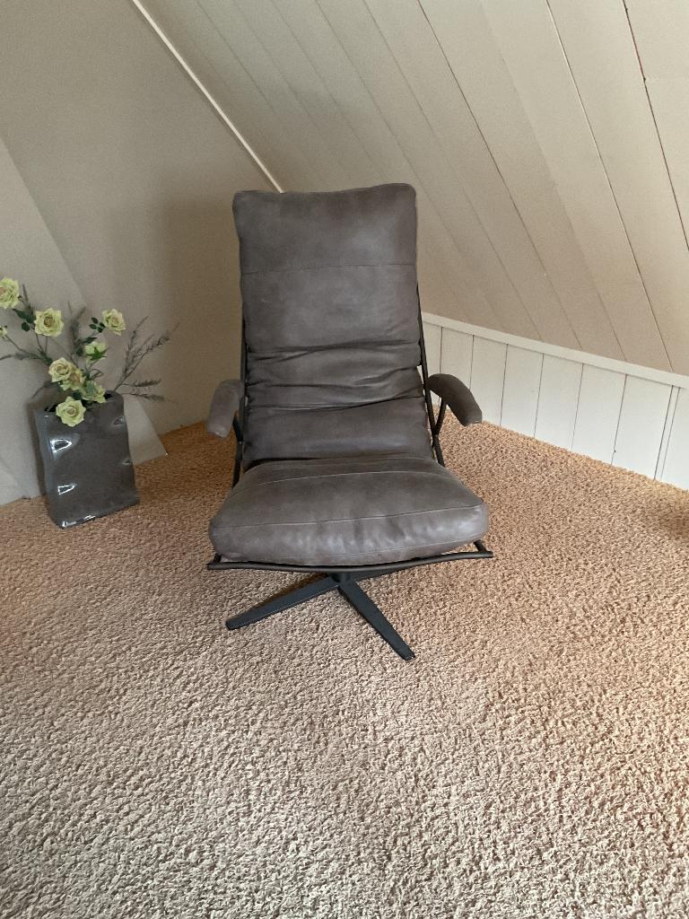 Fauteuil, Huis en Inrichting, Ophalen, Minder dan 75 cm, Nieuw, Leer