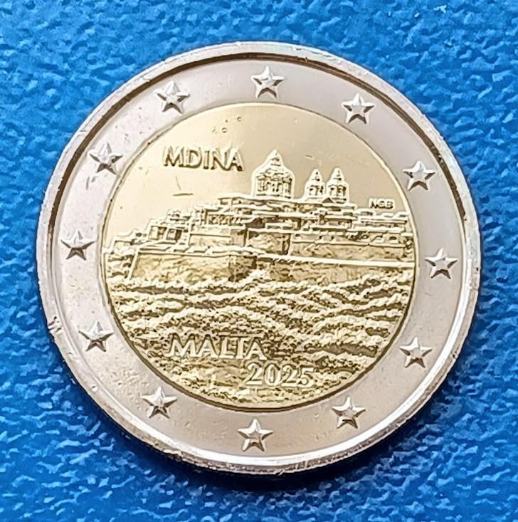 Malta 2 Euro "Mdina" 2025 UNC, Verzenden, Malta, 2 euro, Losse munt