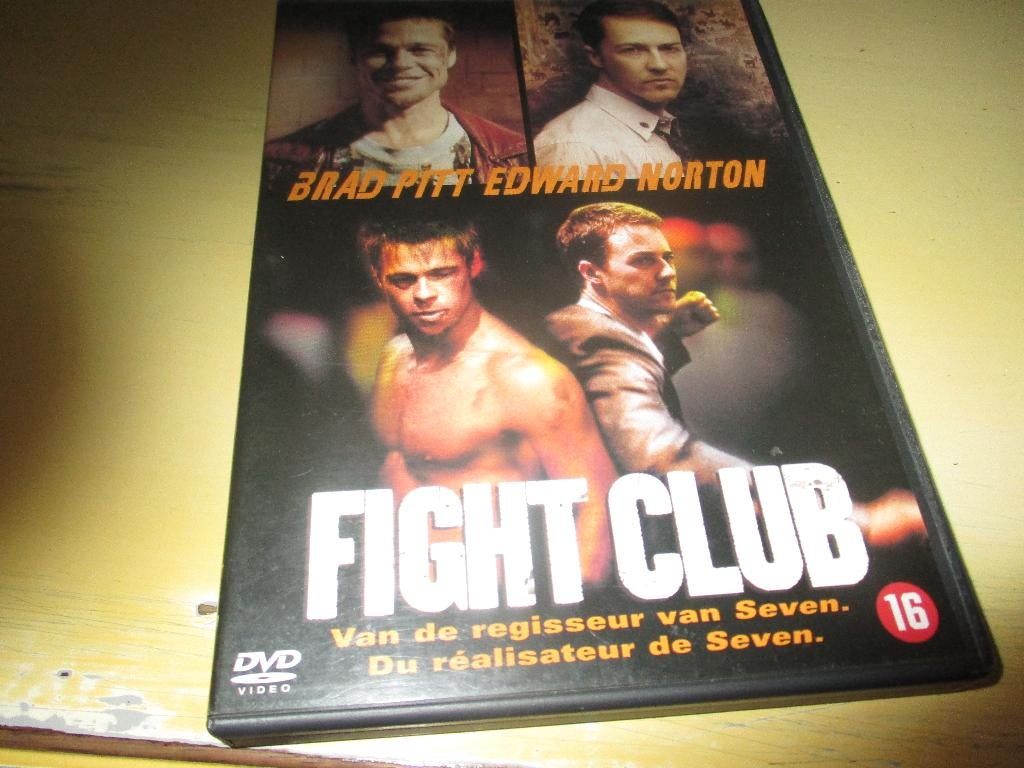 dvd actiefilm Fight Club Brad Pitt Edward Norton fraai, Vanaf 16 jaar, Ophalen of Verzenden, Nieuw in verpakking, Actie