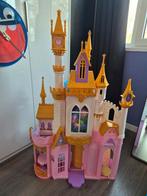Prinsessen kasteel met licht en vuurwerk + accesoires, Ophalen, Zo goed als nieuw, Poppenhuis