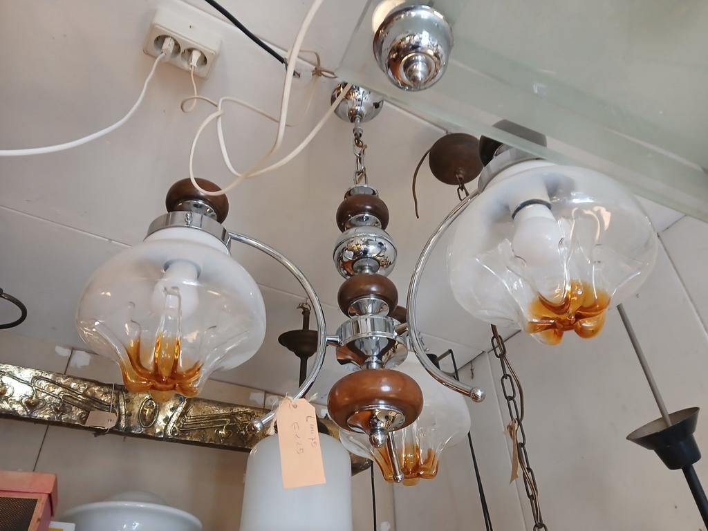 Murano hanglamp, Ophalen