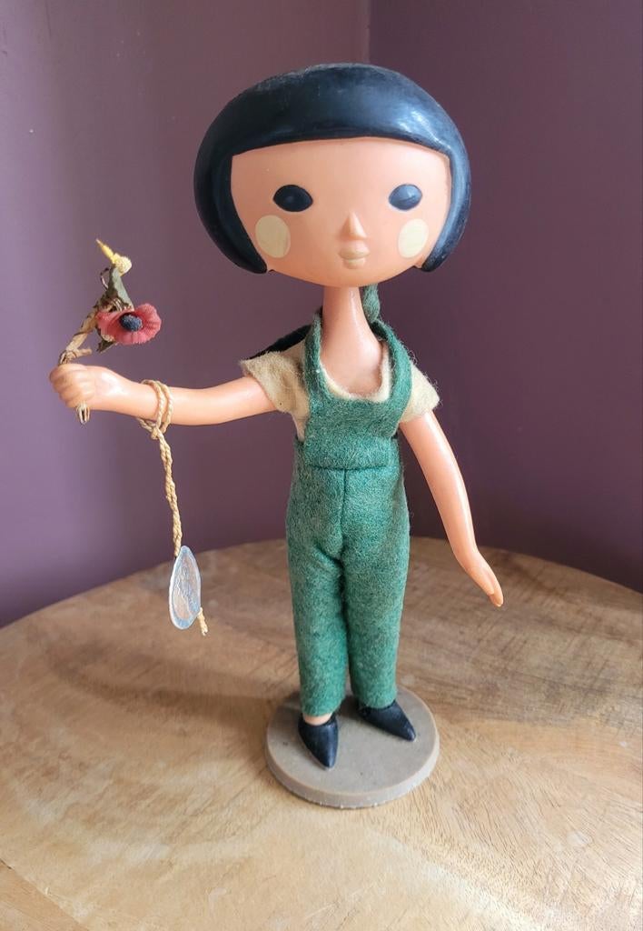 Zeldzame Ostalgie Mascotte Pop DDR Jaren '60 Reclamefiguur, Ophalen of Verzenden, Gebruikt