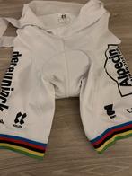 Originele WK koersbroek Mathieu VDP Alpecin, Fietsen en Brommers, Fietsaccessoires | Fietskleding, Ophalen of Verzenden, Zo goed als nieuw