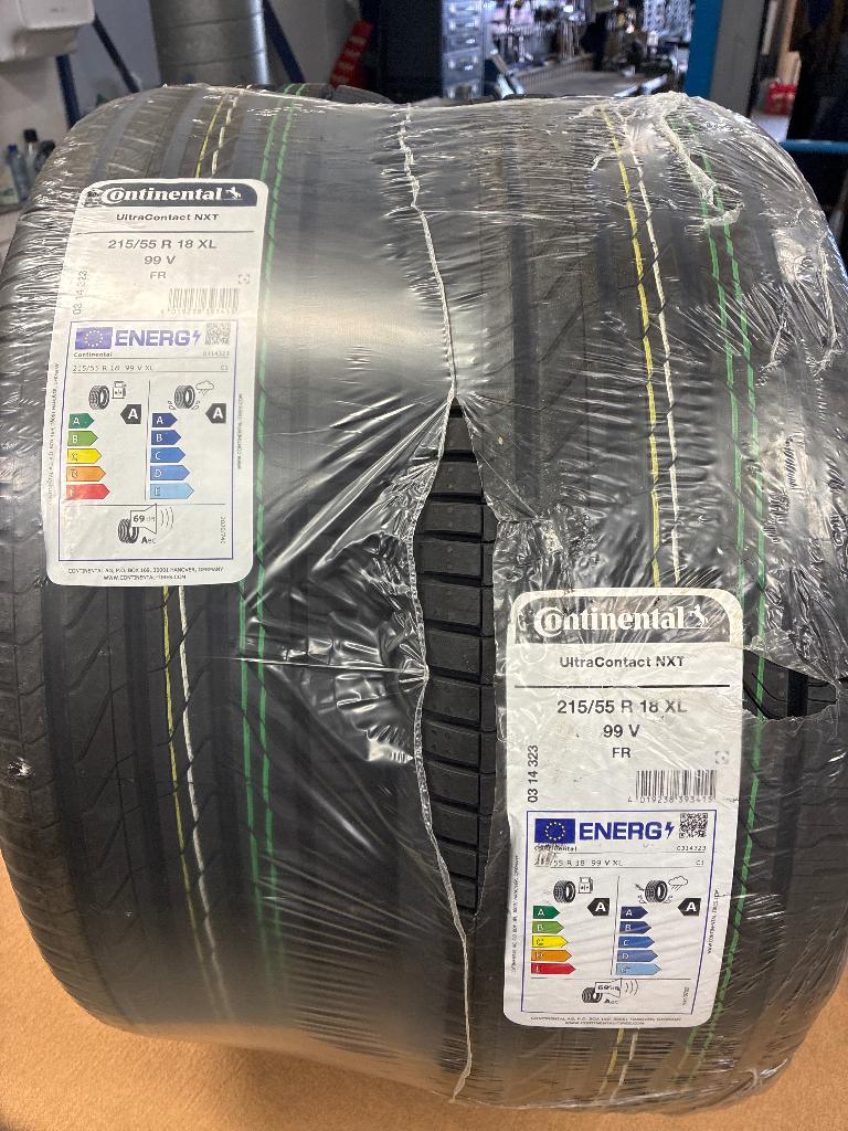 Continental ultracontact nxt 215/55R18xl, Auto-onderdelen, Banden en Velgen, 18 inch, 215 mm, Nieuw, Ophalen of Verzenden