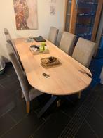 241x88x76cm beuken verjongd kop recht/rond, Huis en Inrichting, Tafels | Eettafels, Ophalen, Zo goed als nieuw