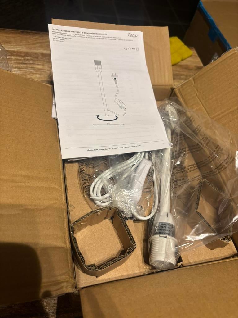 Luca TL Sta lamp Paco Home, Huis en Inrichting, Ophalen of Verzenden, Zo goed als nieuw, Minder dan 50 cm