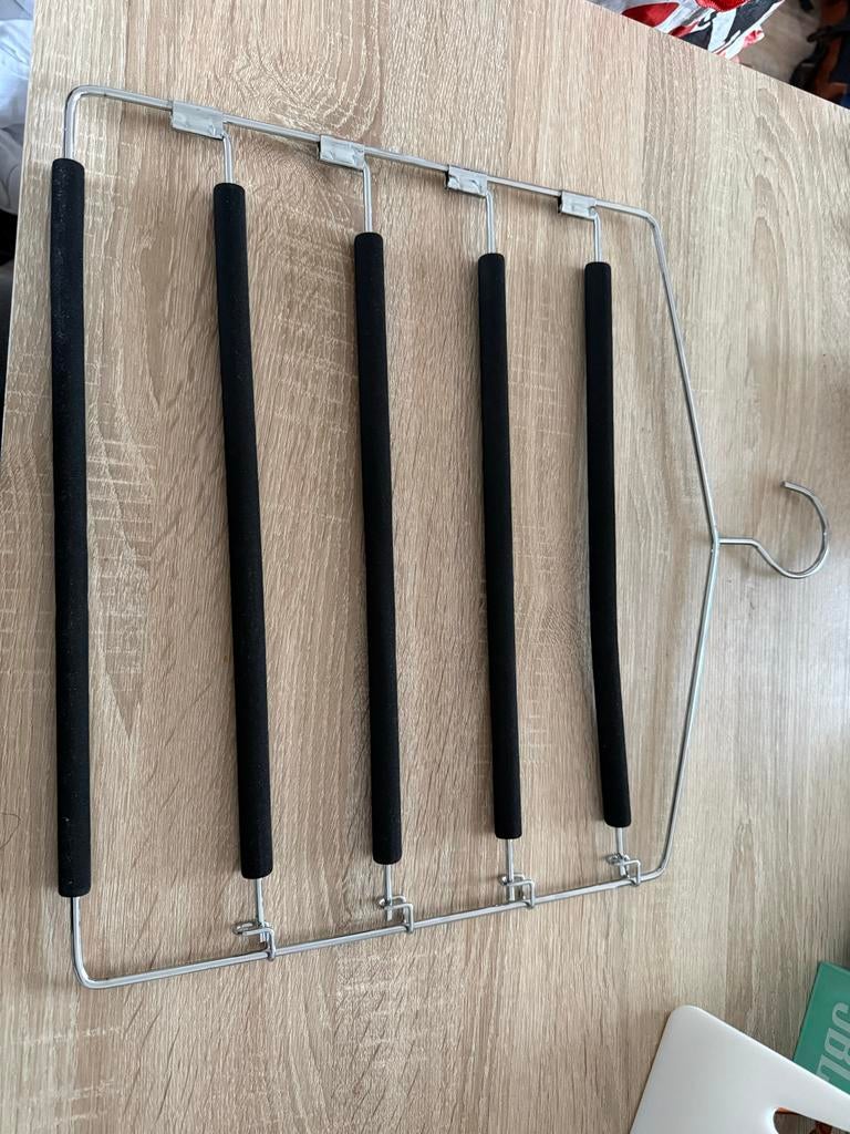 Kledinghanger voor broeken met 5 stangen, Kleding | Dames, Kledinghangers, Ophalen of Verzenden, Gebruikt, Metaal, Volwassenen