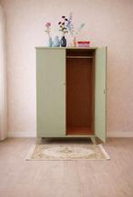 Kledingkast salie groen Mid-Century Modern, Gebruikt, Ophalen of Verzenden, 150 tot 200 cm, Met hangruimte