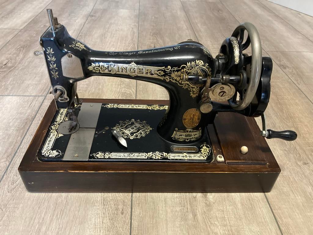 Antieke Singer Naaimachine (1916) - Handbediend, Antiek en Kunst, Antiek | Naaimachines, Ophalen of Verzenden
