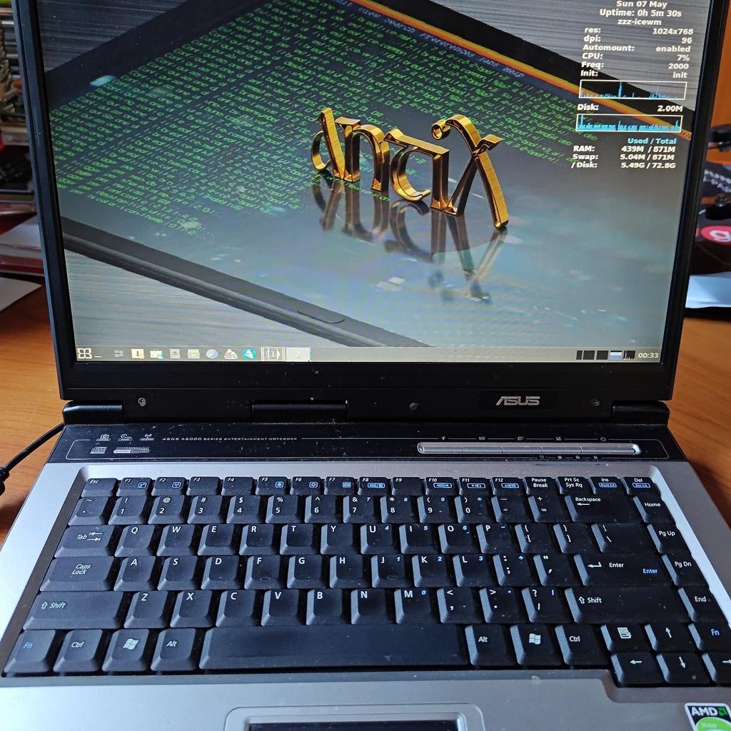 ASUS A6U Laptop - Vintage model, werkt nog goed!, Computers en Software, Windows Laptops, Gebruikt, HDD, Minder dan 4 GB, ASUS