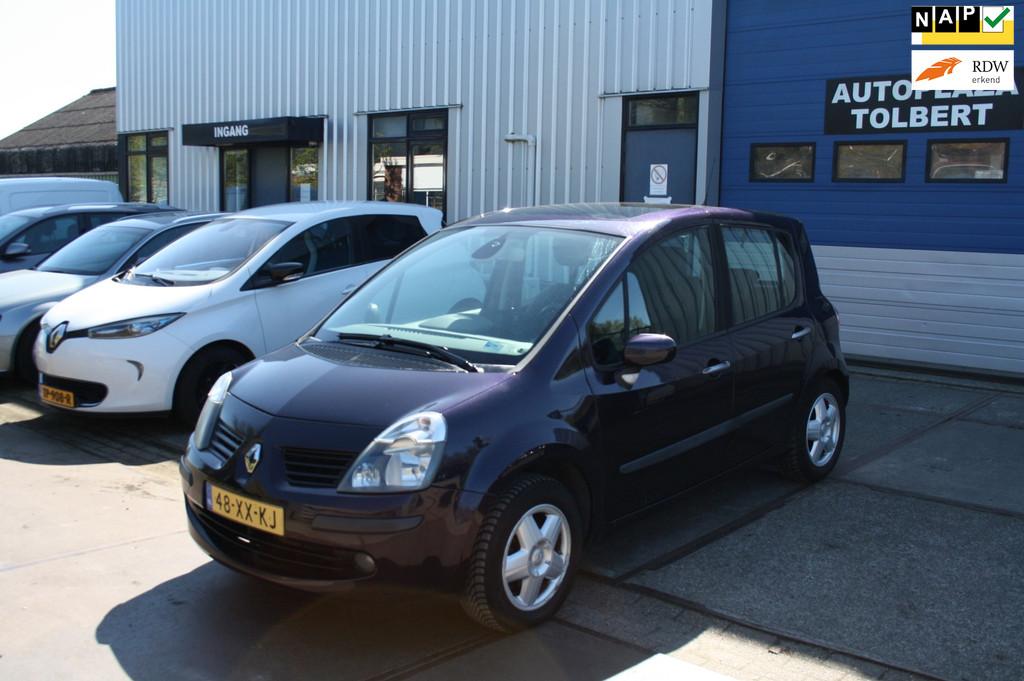 Renault Modus 1.6-16V Air *BJ'07*CLIMA*GOED RIJDENDE MODUS*, Auto's, Renault, Voorwielaandrijving, 15 km/l, Zwart, Leder en Stof