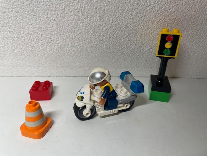 Duplo 5679 Politie Motor, Kinderen en Baby's, Speelgoed | Duplo en Lego, Gebruikt, Duplo, Complete set, Ophalen of Verzenden