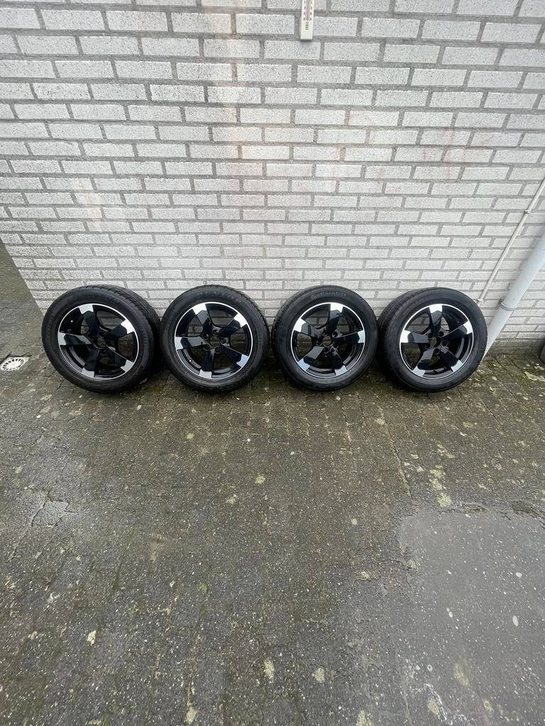 Zomerbanden 205/55R15 - 5x100 Audi A1/VW polo Rotor, Ophalen, Gebruikt, Seat