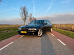 BMW E39 520i Touring M-sport, Auto's, Achterwielaandrijving, Zwart, Zwart, Stationwagon