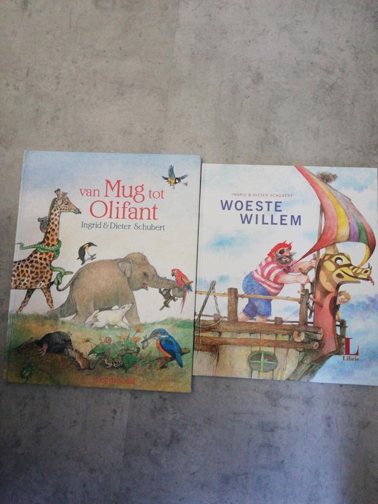 Van mug tot olifant /woeste Willem, Schubert, Boeken, Ophalen of Verzenden, Zo goed als nieuw, Prentenboek