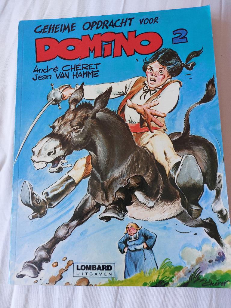 geheime opdracht voor Domino deel 2, Boeken, Stripboeken, Eén stripboek, Ophalen of Verzenden