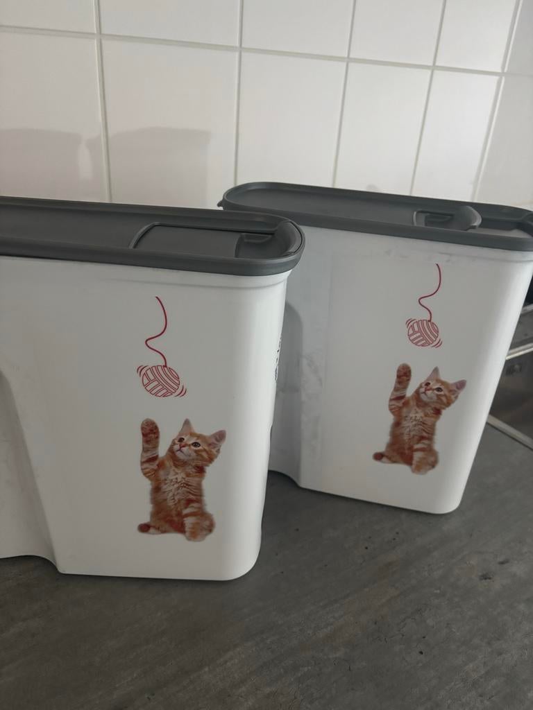 Voedselcontainer droogvoer kat 2,5l/6kg, Ophalen, Nieuw