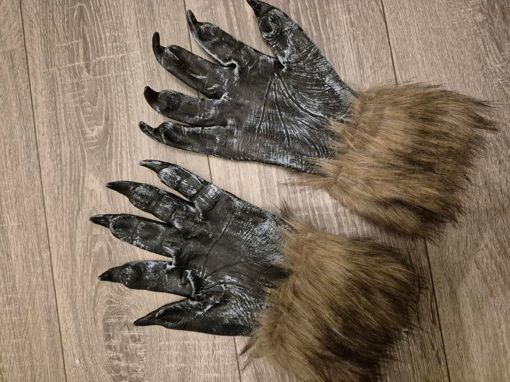 Griezelige Weerwolf Handschoenen, Ophalen of Verzenden, Zo goed als nieuw, Accessoires
