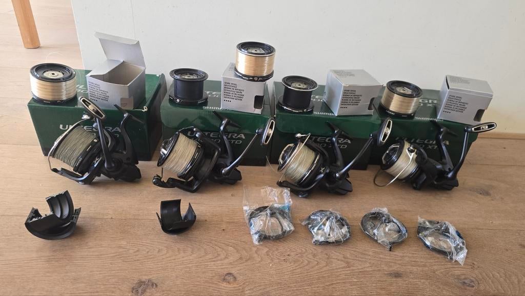4 x shimano ultegra 14000 xtd, 5 reservespoelen,  carbon, Ophalen of Verzenden, Nieuw
