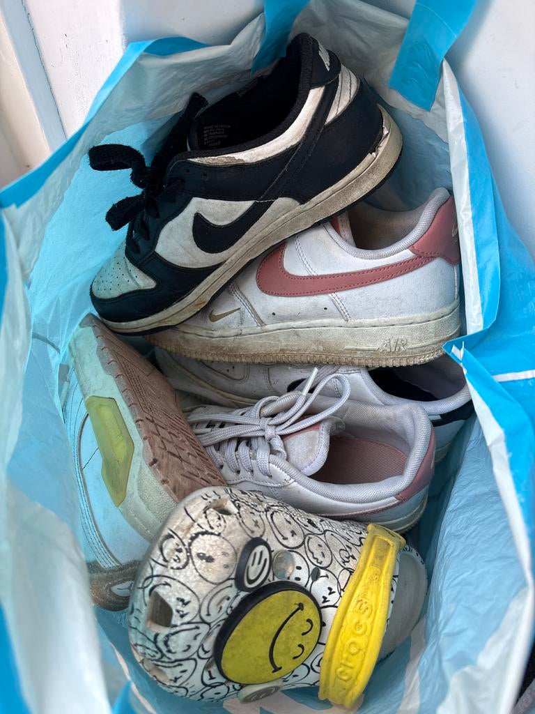 Gratis Schoenen Mix Maat 33-39, Ophalen, Gedragen, Wit, Sneakers of Gympen