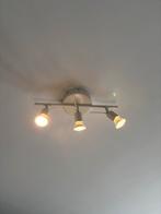 IKEA Plafondspot Wit met 3 Spots, Gebruikt, Metaal of Aluminium, Ophalen of Verzenden, Led