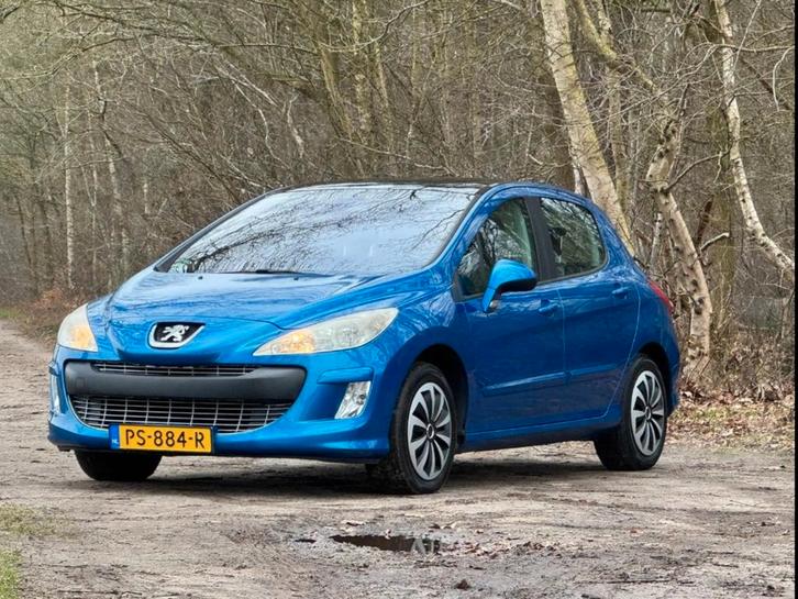 Peugeot 308 1.6 5-DRS 2008 Blauw, Auto's, Peugeot, Particulier, ABS, Airconditioning, Bluetooth, Centrale vergrendeling, Climate control