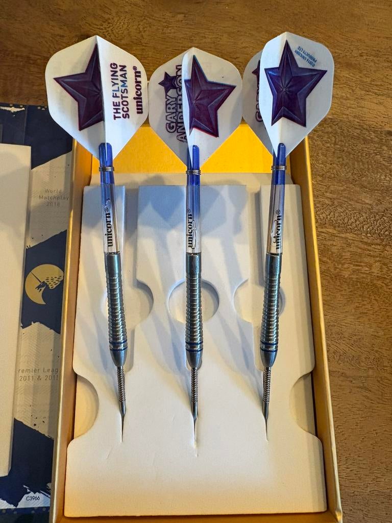 Gary Anderson Phase 6 90% tungsten 21 gr, Ophalen of Verzenden, Zo goed als nieuw, Pijlen