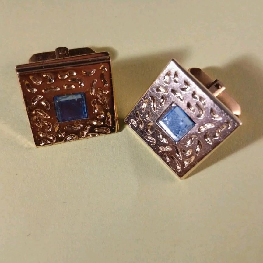 Vintage manchetknopen, Ophalen of Verzenden, Zo goed als nieuw, Overige materialen