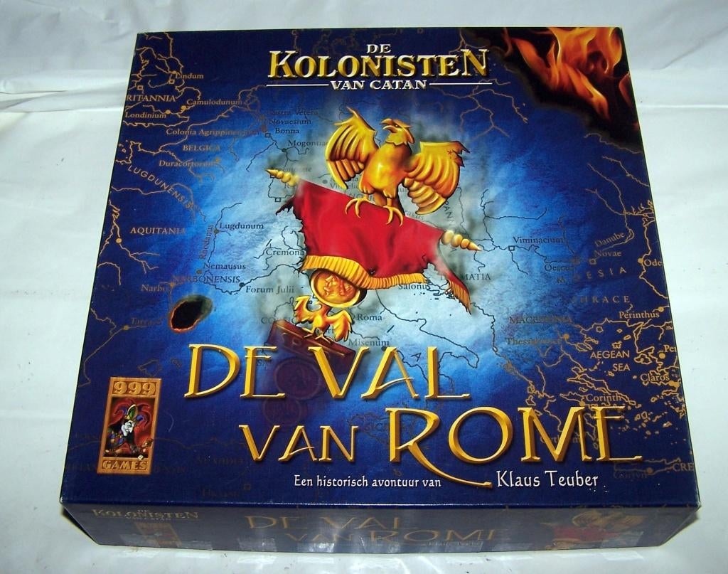 De Kolonisten van Catan- De val van Rome- Klaus Teuber. Izgs, Vijf spelers of meer, Ophalen of Verzenden, Zo goed als nieuw, 999 Games