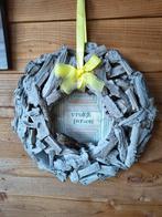 Mooie grote houten krans 50 cm doorsnede, Ophalen