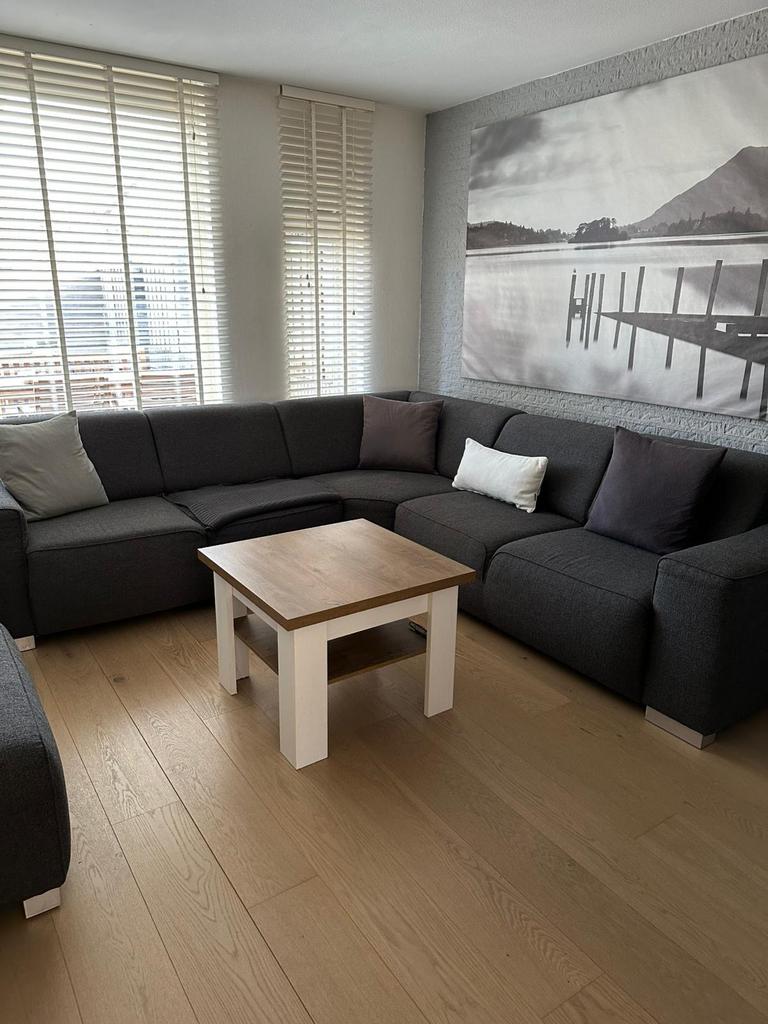 Hoekbankstel, Ophalen, Gebruikt, Stof